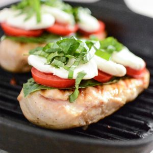 Easy Grilled Chicken Caprese