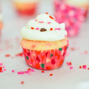 Vanilla Funfetti Mini Cupcakes